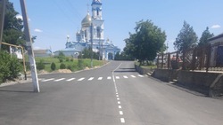 Дорогу около храма обновили в ставропольском селе
