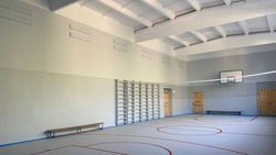 Школьный спортзал обновили в ставропольской станице по регпроекту