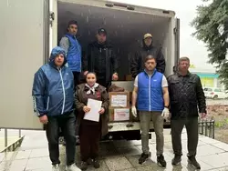 Жители Труновского округа передали гумпомощь жертвам наводнения в Дагестане
