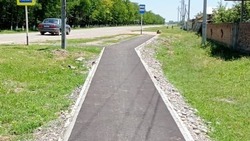 Новый тротуар появился в хуторе на Ставрополье по губернаторской программе