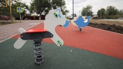 Детскую площадку оборудовали в селе Труновского округа