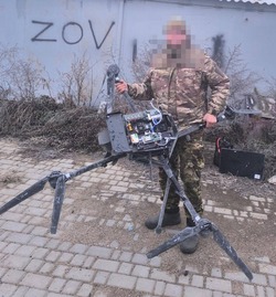 Боец СВО из Труновского округа сбил большой дрон ВСУ