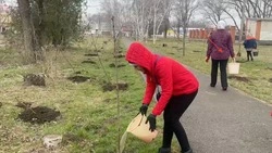 «Крымскую весну» жители Труновского округа отпраздновали высадкой 600 саженцев
