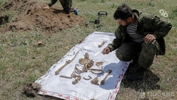 В Труновском округе обнаружили древний курган 