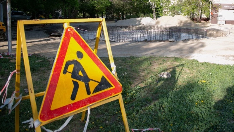 Ремонт тротуаров проходит в хуторе Спорном