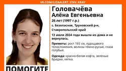 Молодая девушка пропала в селе Труновского округа