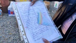 Школьники Труновского округа пишут письма участникам спецоперации
