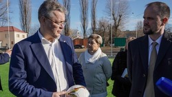 Стадион в Изобильном реконструируют к февралю 2023 года