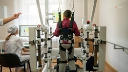 Детям с ДЦП на Ставрополье помогает локомоторная терапия