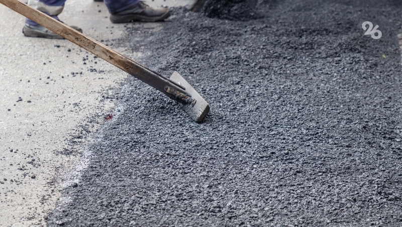 В селе Труновском отремонтировали дорогу по нацпроекту