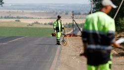 Ремонт дороги по ул. Пролетарской завершили в селе Безопасном 