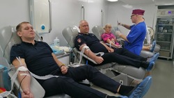 Сотрудники Труновского отдела МВД стали донорами крови